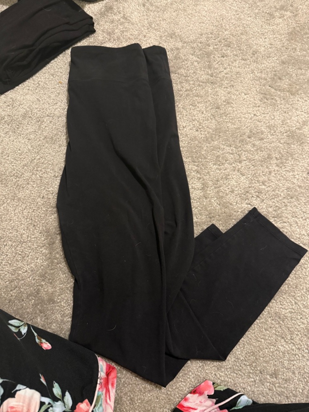 Express Black High-Rise Ponte Leggings